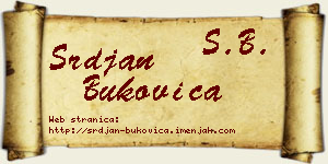 Srđan Bukovica vizit kartica